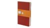 Moleskine Cahier Pocket Ruled Red Cover L. 3er Pack