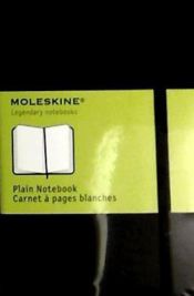 Portada de Moleskine Plain Notebook Classic