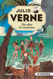 Portada de Julio Verne - Dos años de vacaciones (edición actualizada, ilustrada y adaptada)