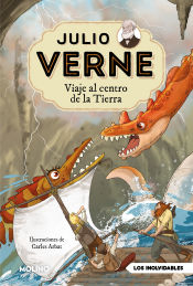 Portada de Julio Verne - Viaje al centro de la Tierra (edición actualizada, ilustrada y adaptada)