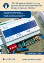 Portada de Montaje de elementos y equipos de instalaciones eléctricas de baja tensión en edificios. ELES0208 (Ebook)