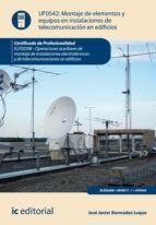 Portada de Montaje de elementos y equipos en instalaciones de telecomunicaciones en edificios. ELES0208 (Ebook)