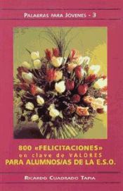 Portada de 800 felicitaciones en clave de valores para alumnos de la E.S.O