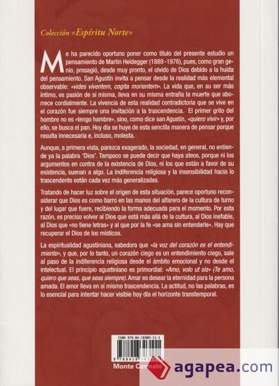 A Dios ya no se le echa en falta: La espiritualidad agustiniana repensada para nuestros dias A Dios ya no se le echa en falta: La espiritualidad agustiniana repensada para nuestros dias