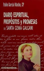 Portada de Diario espritual, propósitos y promesas de Santa Gema Galgani