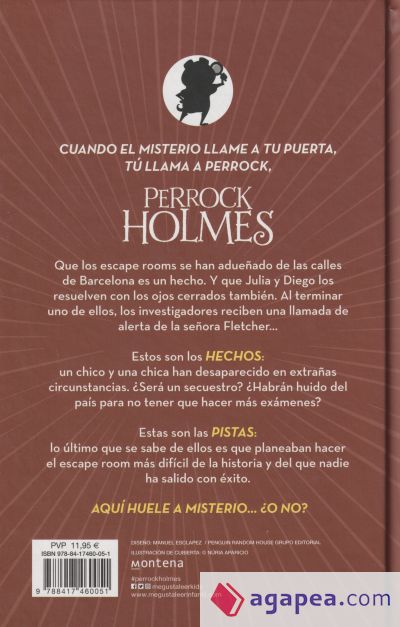 El caso del escape room imposible (Serie Perrock Holmes 9)