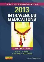 Portada de 2013 Intravenous Medications - E-Book (Ebook)