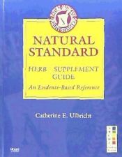 Portada de Natural Standard Herb & Supplement Guide: An Evidence-Based Reference