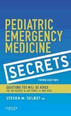 Portada de Pediatric Emergency Medicine Secrets E-Book (Ebook)