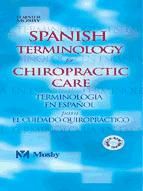 Portada de Spanish Terminology for Chiropractic Care (Ebook)