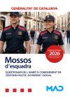 Mossos d`Esquadra. Q&uuml;estionari de l&acute;&agrave;mbit D: coneixement de l'entorn pol&iacute;tic, econ&ograve;mic i social. Generalitat de Catalu&ntilde;a