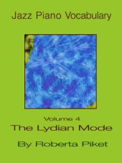 Portada de Jazz Piano Vocabulary Volume 4 the Lydian Mode