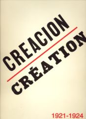 Portada de Creación/Création: 1921-1924