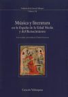 Música y literatura en la España de la Edad Media y del Renacimiento