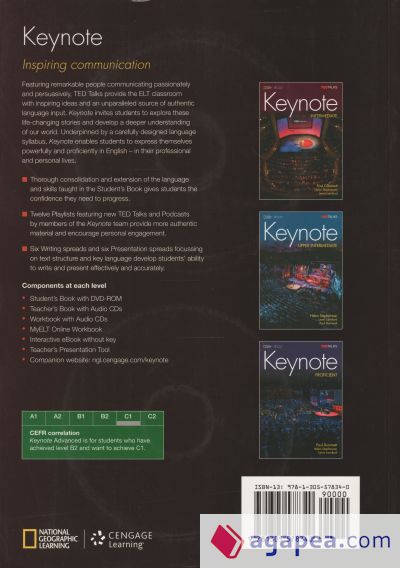 Keynote Advanced Workbook & Workbook Audio CD