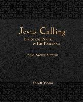 Portada de Jesus Calling Note-Taking Edition, Leathersoft, Black, with Full Scriptures: Enjoying Peace in His Presence