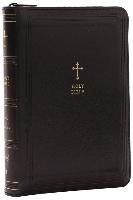 Portada de KJV Holy Bible, Compact Reference Bible, Leathersoft, Black with Zipper, 43,000 Cross-References, Red Letter, Comfort Print: Holy Bible, King James Ve