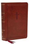 Portada de Nkjv, Reference Bible, Compact, Leathersoft, Brown, Red Letter Edition, Comfort Print: Holy Bible, New King James Version
