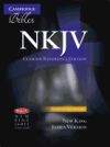 NKJV Clarion Reference Bible, Black Calf Split Leather, NK484:X