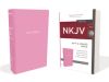 NKJV, Gift and Award Bible, Leather-Look, Pink, Red Letter Edition