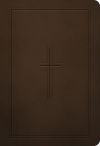 NLT Premium Value Compact Bible, Filament-Enabled Edition (Leatherlike, Dark Brown Framed Cross)