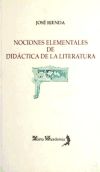 NOCIONES ELEMENTALES DE DIDACTICA DE LA LITERATURA