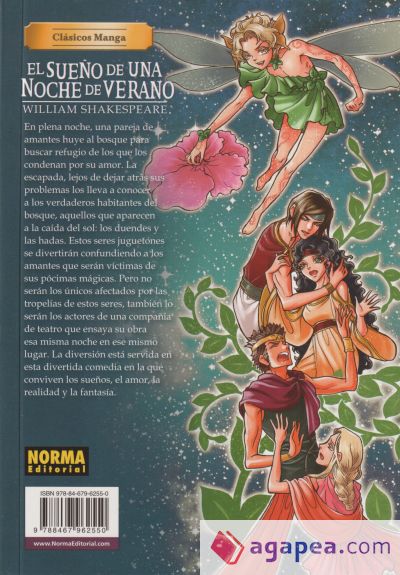 EL SUE&Ntilde;O DE UNA NOCHE DE VERANO (CL&Aacute;SICOS MANGA)