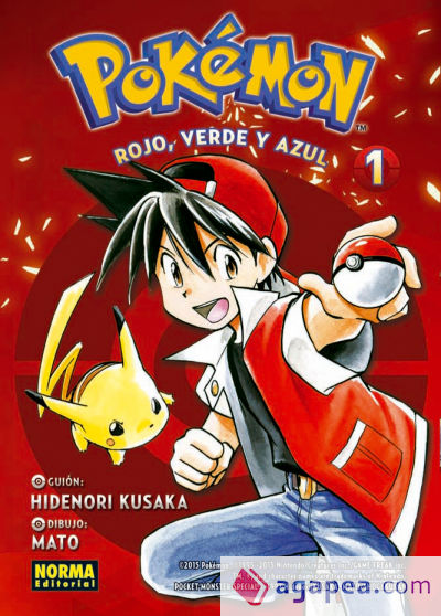 POKEMON 01. ROJO, VERDE Y AZUL 1 (NUEVO PVP)