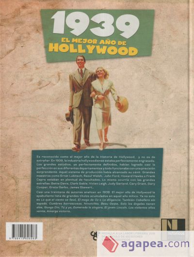 1939. EL MEJOR AÑO DE HOLLYWOOD