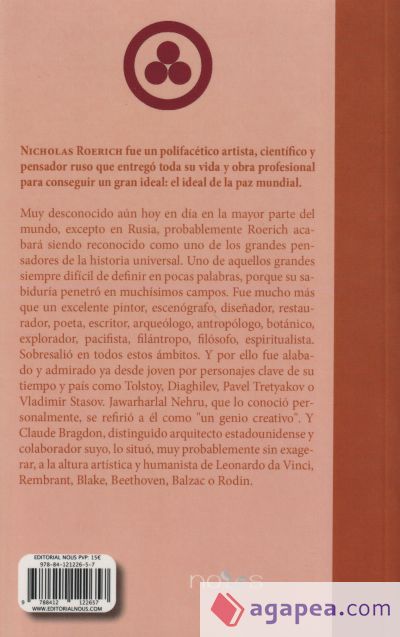 VIDA DE NICHOLAS ROERICH, LA.(1874-1947).(GRANDES PACIFISTA