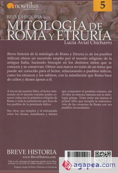 BREVE HISTORIA DE LA MITOLOG?A DE ROMA Y ETRURIA