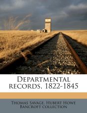 Portada de Departmental records, 1822-1845
