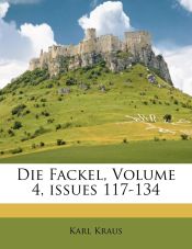 Portada de Die Fackel, Volume 4, issues 117-134