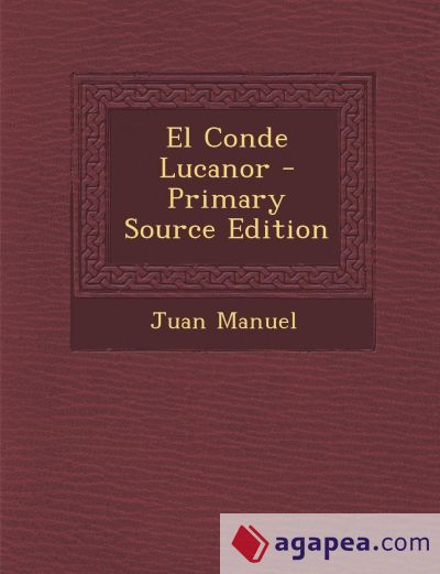 El Conde Lucanor