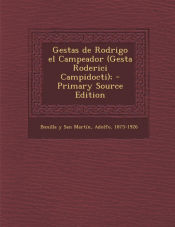 Portada de Gestas de Rodrigo el Campeador (Gesta Roderici Campidocti);
