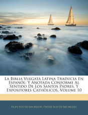 Portada de La Biblia Vulgata Latina Traducia En Espanõl