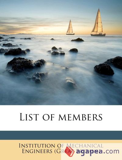 List of members Volume 1912