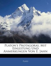 Portada de Platon's Protagoras. Mit Einleitung und Anmerkungen von E. Jahn