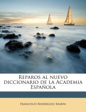 Portada de Reparos al nuevo diccionario de la Academia Española