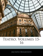 Portada de Teatro, Volumes 15-16
