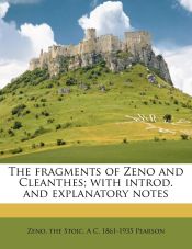 Portada de The fragments of Zeno and Cleanthes; with introd. and explanatory notes
