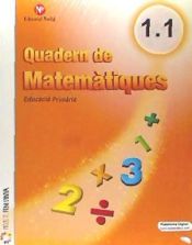 Portada de Quadern matematiques 1r.primaria. Trimestral