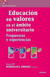 Portada de Educación en valores en el ámbito universitario (Ebook)