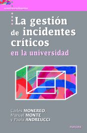 Portada de La gestión de incidentes críticos en la Universidad (Ebook)