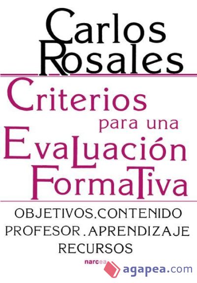 Criterios para una evaluación formativa