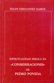 Portada de Espiritualidad bíblica en ""Consideraciones"" de Pedro Poveda