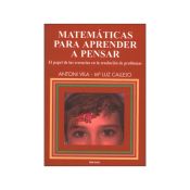 Portada de Matem&aacute;ticas para aprender a pensar
