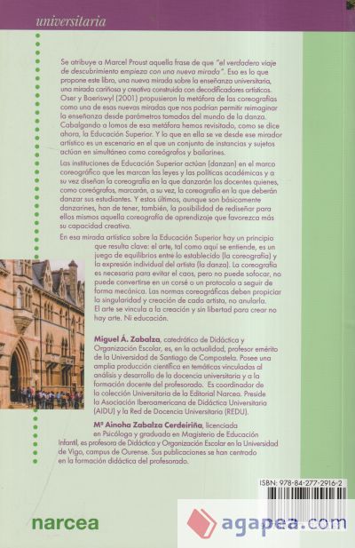 Coreografías didácticas en Educación Superior Coreografías didácticas en Educación Superior