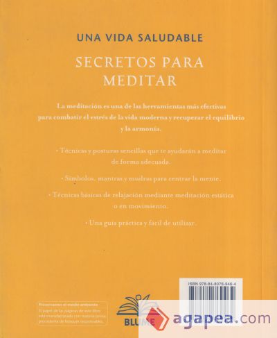 Vida saludable. Secretos para meditar