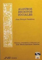 Portada de Algunos escritos sociales